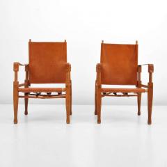 Wilhelm Kienzle Rare pair of Wilhelm Kienzle Safari chairs - 786479