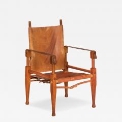 Wilhelm Kienzle Safari Chair in Leather and Oak Wilhelm Kienzle - 4470032
