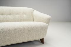 Wilhelm Knoll Rare Wilhelm Knoll Three Seater Sofa in Boucl Germany ca 1970s - 2700210