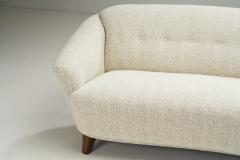 Wilhelm Knoll Rare Wilhelm Knoll Three Seater Sofa in Boucl Germany ca 1970s - 2700212