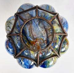 Wilhelm Kralik Sohn Czech Wilhelm Kralik Sohn Bohemian Caged Blown Glass Vase 1920s - 4585955