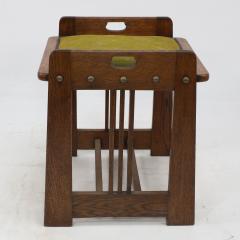 Wilhelm Schmidt Wilhelm Schmidt Made by Prag Rudniker A Vienna Secession Oak Piano Stool - 4182590