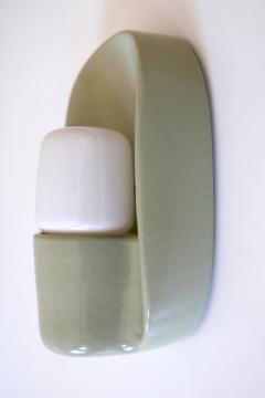 Wilhelm Wagenfeld Ceramic Systral Wall Lamp or Sconce 6458 by Wilhelm Wagenfeld for Lindner 1970 - 1922538