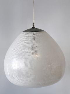 Wilhelm Wagenfeld Rare Elegant Mid Century Modern Pendant Lamp by Peill Putzler Germany 1950s - 4440837