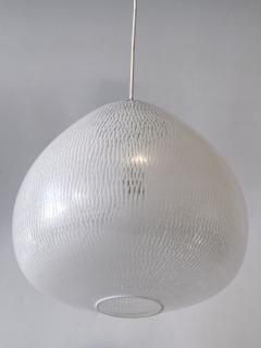 Wilhelm Wagenfeld Rare Elegant Mid Century Modern Pendant Lamp by Peill Putzler Germany 1950s - 4440839
