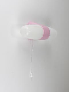 Wilhelm Wagenfeld Wilhelm Wagenfeld Bauhaus Pink Double Sconce Wall Light Linder Germany 1950s - 4529758