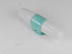 Wilhelm Wagenfeld Wilhelm Wagenfeld Bauhaus Turquoise Double Sconce Wall Light Germany 1950s - 4641862