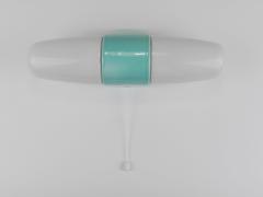 Wilhelm Wagenfeld Wilhelm Wagenfeld Bauhaus Turquoise Double Sconce Wall Light Germany 1950s - 4641864