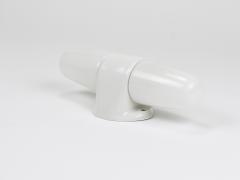Wilhelm Wagenfeld Wilhelm Wagenfeld Bauhaus White Double Sconce Wall Light Germany 1950s - 4645213