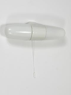 Wilhelm Wagenfeld Wilhelm Wagenfeld Bauhaus White Sconce Double Wall Light Linder Germany 1950s - 4253993