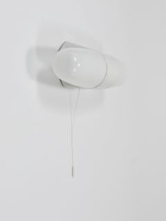 Wilhelm Wagenfeld Wilhelm Wagenfeld Bauhaus White Sconce Double Wall Light Linder Germany 1950s - 4253996