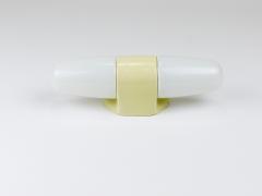 Wilhelm Wagenfeld Wilhelm Wagenfeld Bauhaus Yellow Double Sconce Wall Light Linder Germany 1950s - 4541574