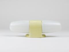 Wilhelm Wagenfeld Wilhelm Wagenfeld Bauhaus Yellow Double Sconce Wall Light Linder Germany 1950s - 4541575