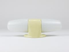 Wilhelm Wagenfeld Wilhelm Wagenfeld Bauhaus Yellow Double Sconce Wall Light Linder Germany 1950s - 4541576