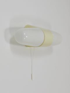 Wilhelm Wagenfeld Wilhelm Wagenfeld Bauhaus Yellow Sconce Double Wall Light Linder Germany 1950s - 4254001