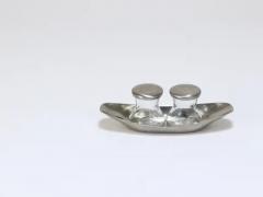 Wilhelm Wagenfeld Wilhelm Wagenfeld Mid Century Max Moritz Salt Pepper Twins Shakers WMF 1950s - 4067926
