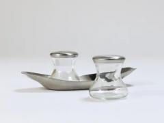 Wilhelm Wagenfeld Wilhelm Wagenfeld Mid Century Max Moritz Salt Pepper Twins Shakers WMF 1950s - 4067979