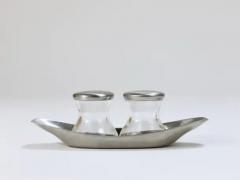 Wilhelm Wagenfeld Wilhelm Wagenfeld Mid Century Max Moritz Salt Pepper Twins Shakers WMF 1950s - 4067987