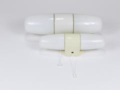 Wilhelm Wagenfeld XXL Wilhelm White Wagenfeld Bauhaus Sconce Double Wall Light by Linder Germany - 4249538