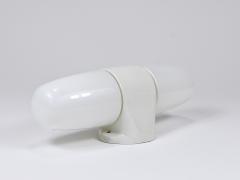Wilhelm Wagenfeld XXL Wilhelm White Wagenfeld Bauhaus Sconce Double Wall Light by Linder Germany - 4249539