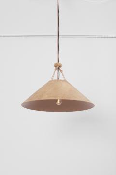 Wilhelm Zannoth Pendant Lamp Zanotl in Cork by Wilhelm Zannoth for Ingo Maurer - 1366781