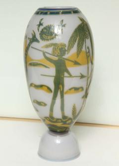 Wilke Adolfsson Swedish Studio Glass Vase by Wilke Adolfsson - 1581298