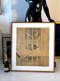 Will Barnet Cat Nap Study for Anticipation  - 4356856