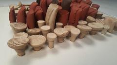 Will Farrington Relique III Low Relief Abstract Ceramic Wall Sculpture by Will Farrington - 300087