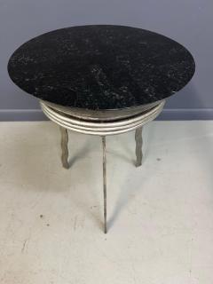 Willard Stone Will Stone Style Postmodern Marble Side Table - 4232407