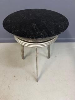 Willard Stone Will Stone Style Postmodern Marble Side Table - 4232430