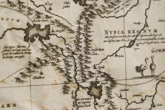 Willem Janszoon Blaeu Willem Janszoon Blaeu Rare Original 17th Century Map of Ethiopia in a Pine Frame - 4394674