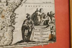 Willem Janszoon Blaeu Willem Janszoon Blaeu Rare Original 17th Century Map of Ethiopia in a Pine Frame - 4394712