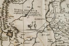 Willem Janszoon Blaeu Willem Janszoon Blaeu Rare Original 17th Century Map of Ethiopia in a Pine Frame - 4394713