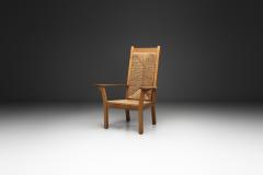 Willi Ohler Highback Wicker Armchair by Willi Ohler Germany First half of the 20th Century - 4710907