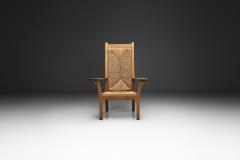 Willi Ohler Highback Wicker Armchair by Willi Ohler Germany First half of the 20th Century - 4711013