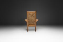 Willi Ohler Highback Wicker Armchair by Willi Ohler Germany First half of the 20th Century - 4711015