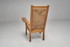 Willi Ohler Highback Wicker Armchair by Willi Ohler Germany First half of the 20th Century - 4711016