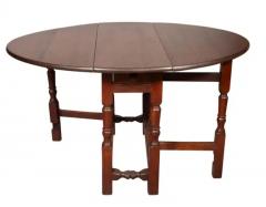 William And Mary Oak Gateleg Table - 4139221
