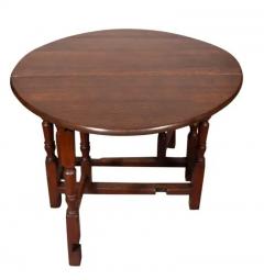 William And Mary Oak Gateleg Table - 4139249