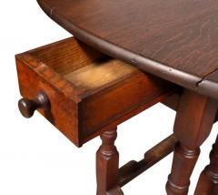 William And Mary Oak Gateleg Table - 4139254