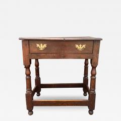 William And Mary Oak Tavern Table - 3759036