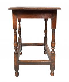 William And Mary Oak Tavern Table - 4643503