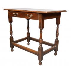 William And Mary Oak Tavern Table - 4643526