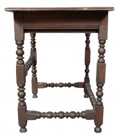 William And Mary Oak Tavern Table - 4810190