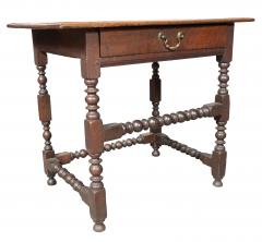 William And Mary Oak Tavern Table - 4810246