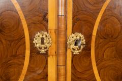 William And Mary Oyster Veneer Cabinet On Stand - 4541485