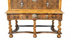 William And Mary Oyster Veneer Chest On Stand - 4474325