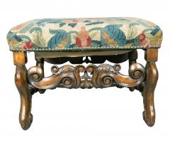 William And Mary Walnut Bench - 4507073