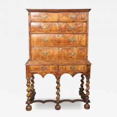 William And Mary Walnut Chest On Stand - 4475633