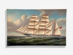 William Ball Spencer Oil on Canvas Seascape Painting British 19th C  - 4271186